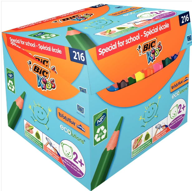 Coloured pencils BIC Kids x216